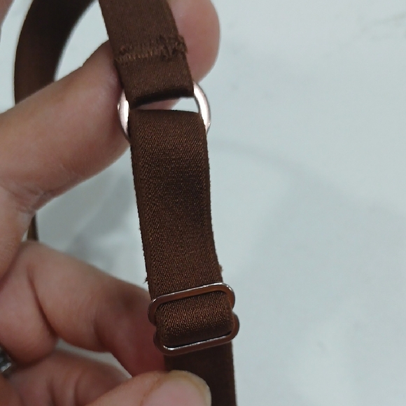 Aerie Chocolate Brown Underwire Mesh Bra Balconnette 36c Gentle Used - Picture 9 of 10